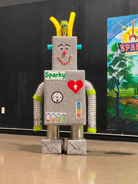 поделка робот своими руками в школу из подручных материалов фото