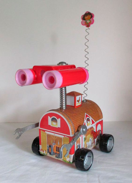 поделка робот из подручных материалов фото и описание