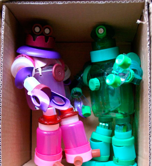 поделка робот своими руками в детсад из подручных материалов 5