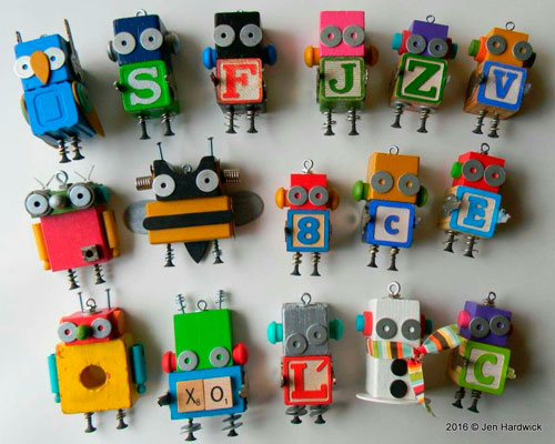 поделка робот своими руками в детсад из подручных материалов 7