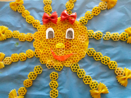 поделка солнышко своими руками для детского сада 8