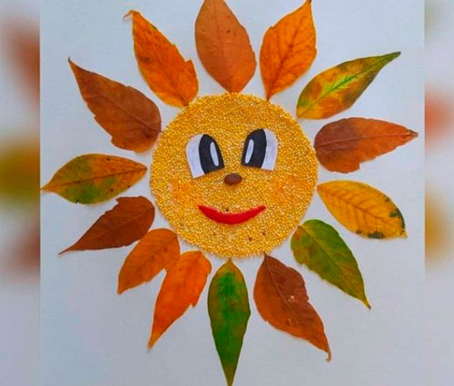 поделка солнышко своими руками для детского сада из бумаги 7