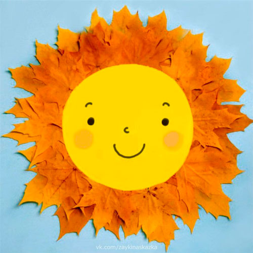 поделка солнышко своими руками для детского сада из бумаги 8