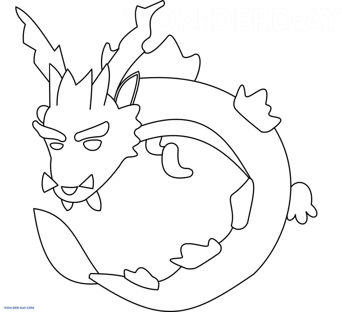 картинки раскраски дракона для детей распечатать бесплатно 3