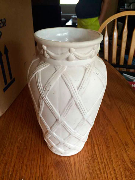 напольные вазы из картона своими руками 7