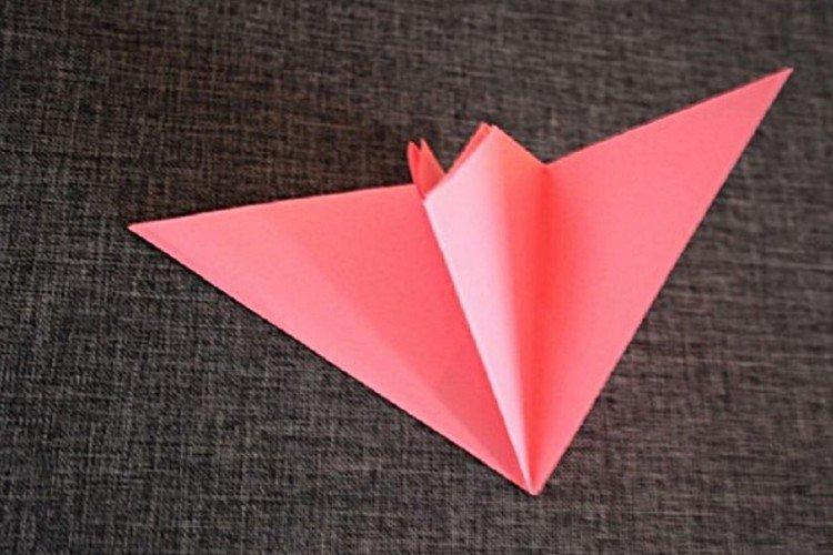 простые поделки оригами из бумаги поэтапно для детей 9