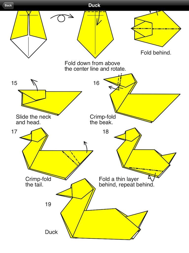 Поделки оригами из бумаги поэтапно 9