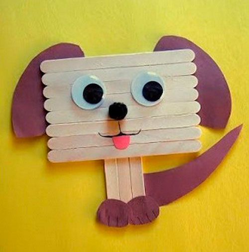поделка собака своими руками из подручных материалов для детей