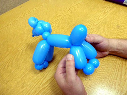 поделка собака своими руками из шарика 11