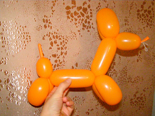 поделка собака своими руками из шарика 7