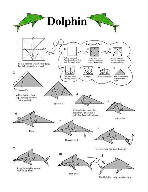 поделка оригами пошаговая инструкция 6