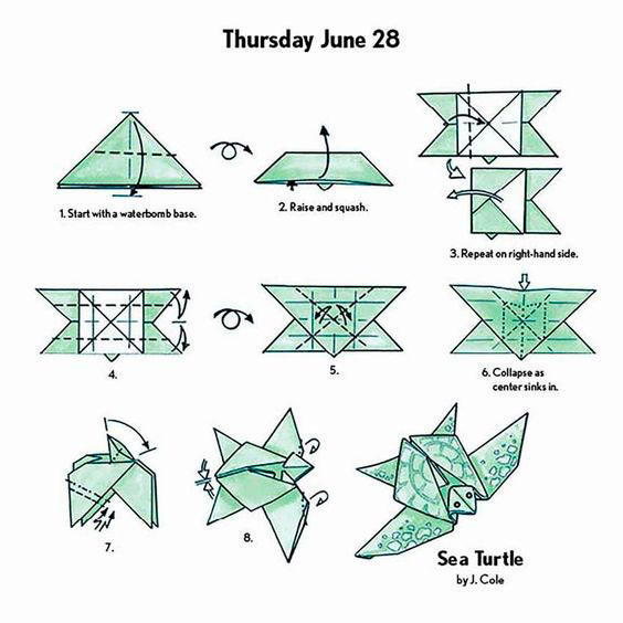 поделка оригами пошаговая инструкция 7