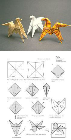 простые поделки оригами из бумаги поэтапно для детей 4-5 лет 3