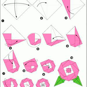 поделка оригами из бумаги животные для детей 8