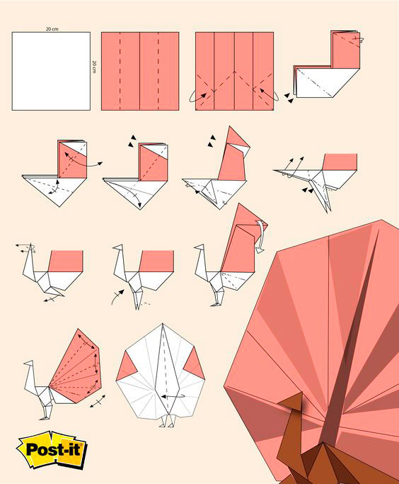 простые поделки оригами из бумаги поэтапно для детей 4-5 лет 7
