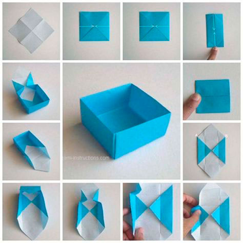 простые поделки оригами из бумаги поэтапно для детей 6-7 лет 3