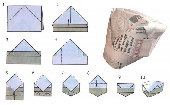поделка оригами из бумаги для начинающих
