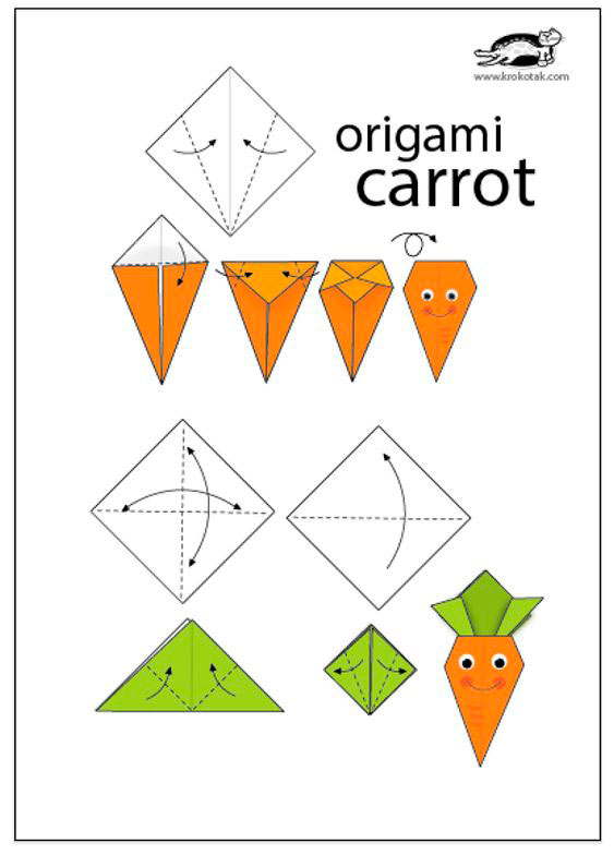 поделка оригами из бумаги для начинающих 3