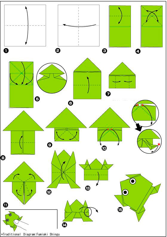 поделка оригами из бумаги для начинающих 2