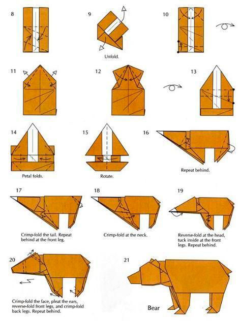 поделка оригами из бумаги для начинающих 9