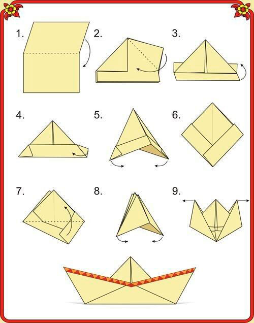 поделка оригами из бумаги для начинающих 8