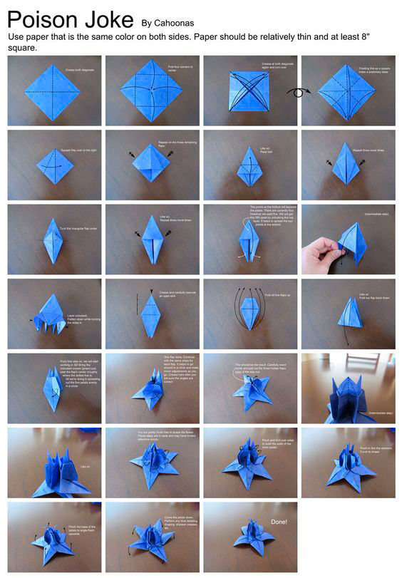 поделка оригами из бумаги животные 10