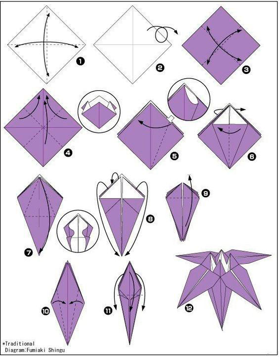 поделка оригами из бумаги животные 9