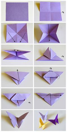 поделка оригами из бумаги животные для детей 10