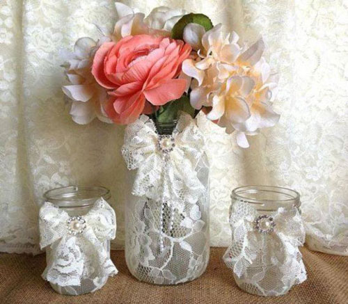 декор стеклянной вазы своими руками 10