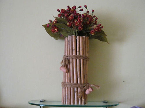 декор напольных ваз своими руками 4