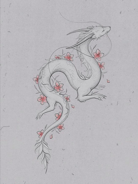 как нарисовать дракона поэтапно сложно и красиво 8