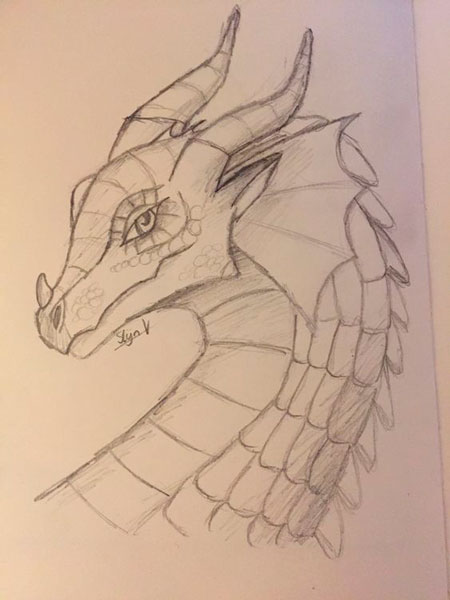 как нарисовать дракона поэтапно сложно и красиво для начинающих 8