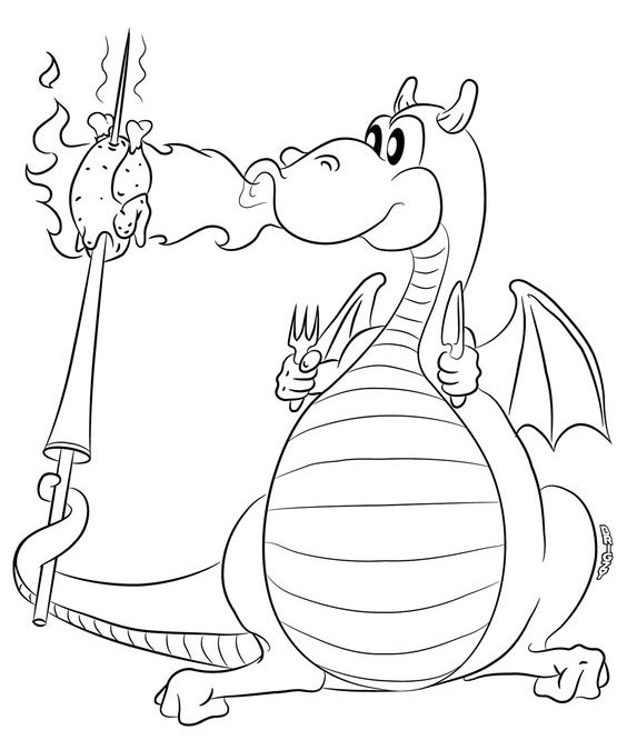 как нарисовать дракона поэтапно карандашом для начинающих 7