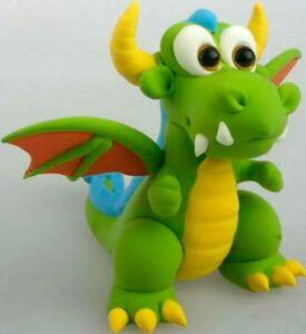 дракон из пластилина для детей поэтапно 2