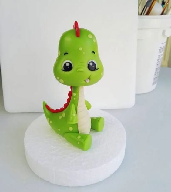 дракон из пластилина для детей пошагово для начинающих 2