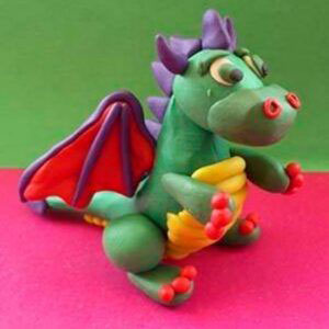 дракон из пластилина для детей поэтапно для начинающих 7