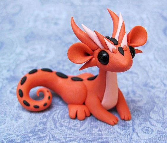 дракон из пластилина для детей пошагово для начинающих 8