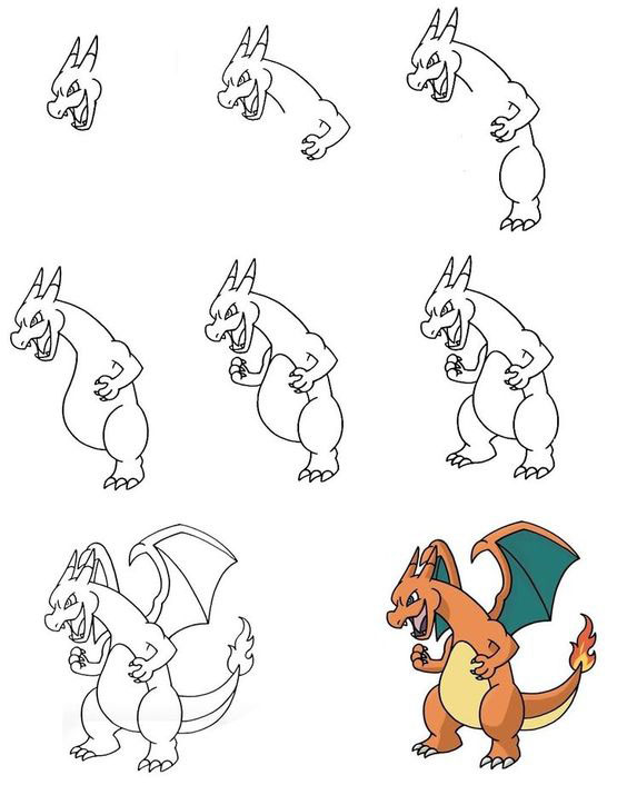нарисовать дракона легко и просто