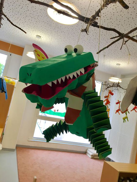 красивая поделка в детский сад дракон на Новый год 2