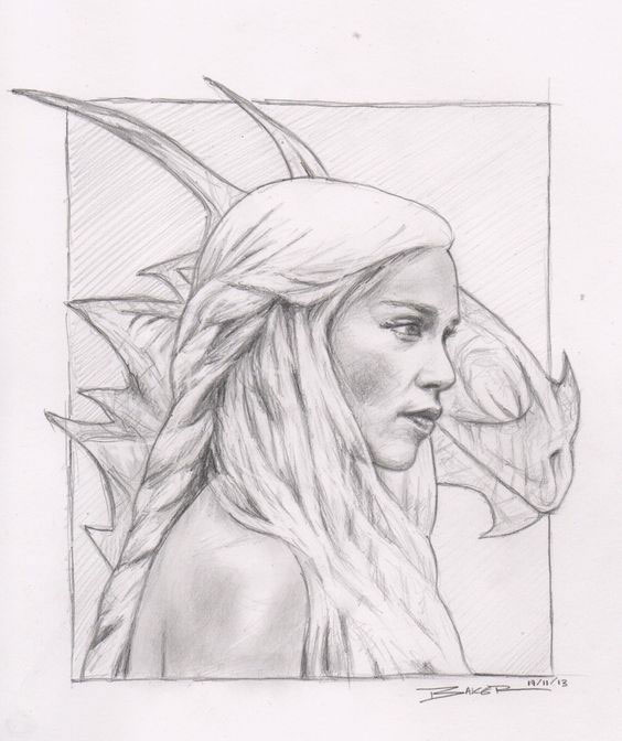 рисунки драконов карандашом для срисовки красивые 9