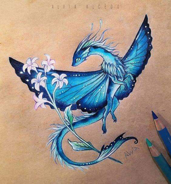 дракон рисунок карандашом для срисовки 5