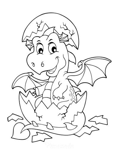 дракон рисунок карандашом для срисовки легкий 7