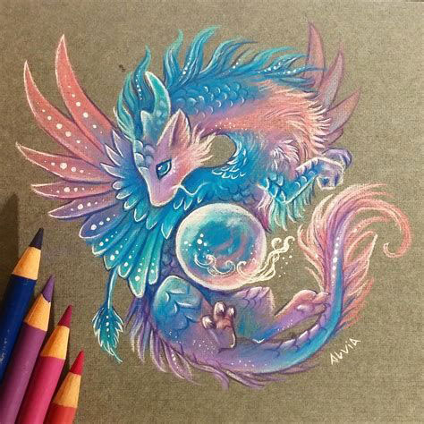 рисунок дракона для срисовки для начинающих 8