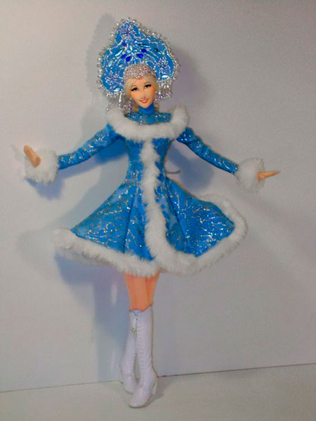 Снегурочка своими руками из Барби идеи оформления 4