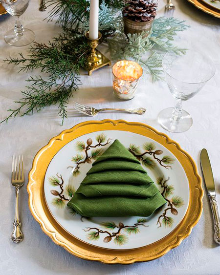 красивая сервировка новогоднего стола с едой фото 2