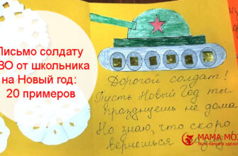 письмо солдату СВО от школьника Новый год