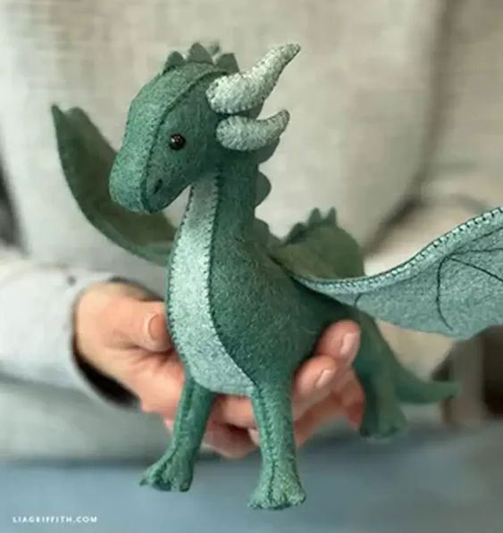 игрушка дракон своими руками на елку новогодняя поделка