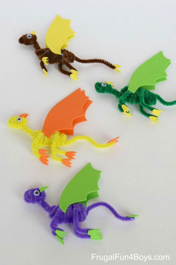 поделки для детского сада символ года дракон 6