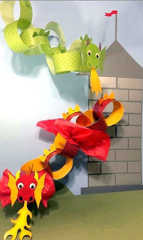 поделка символ года дракон своими руками в детский сад 7