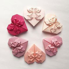 как сделать сердце из бумаги оригами 3
